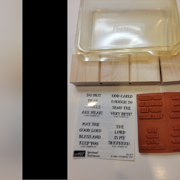 Stampin' Up! 2001 "Spiritual Sentiments" 4 Piece Set - New, Never Used - Picture 6 of 6